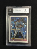 BGS Graded 1991 Bowman Raul Mondesi Rookie Baseball Card