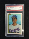 PSA Graded 1990 Bowman Juan Gonzalez Rangers Rookie Baseball Card - Mint 9