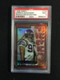 PSA Graded 1996 Finest Refractor Derrick Alexander Vikings Football Card - RARE