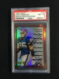 PSA Graded 1996 Finest Refractor Bryce Paup Bills Football Card - ERROR WRONG PSA LABEL