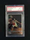 PSA Graded 1997-98 Topps Chrome Ron Mercer Celtics Rookie Basketball Card - Mint 9