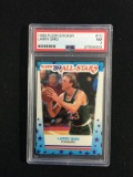 PSA Graded 1989-90 Fleer Sticker Larry Bird Celtics Basketball Card