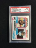 PSA Graded 1982 Topps Interception Leaders Football Card - NMMT 8 - RARE