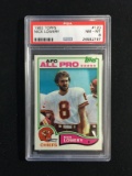 PSA Graded 1982 Topps Nick Lowery Chiefs Football Card