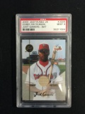 PSA Graded 2000 Justifiable 2K Corey Patterson Just Gamers Game Used Bat Card - Mint 9