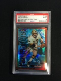 PSA Graded 1996 Finest Refractor Jim Everett Saints Football Card - RARE