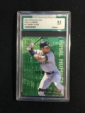 AGS Graded 2000 Crown Royale Final Numbers Derek Jeter Baseball Card - Mint 9