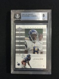 BGS Graded 2000 UD Graded Ronney Jenkins Chargers Rookie Football Card