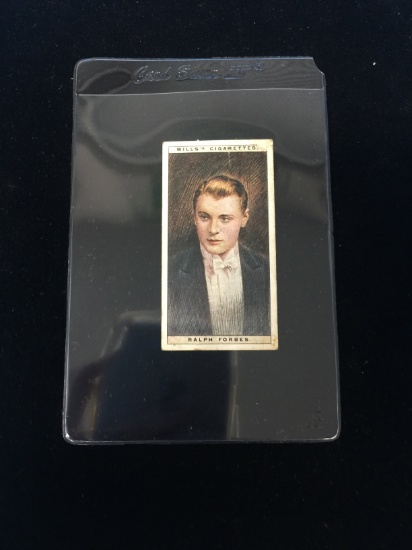 1928 Wills Cigarettes Cinema Stars Ralph Forbes Vintage Tobacco Card