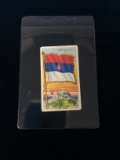 1909 T59 Recruit Little Cigars Flags of All Nations - Servia Tobacco Card