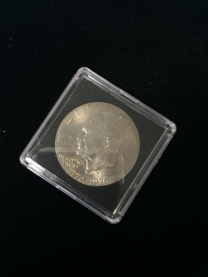 1976 United States Eisenhower Bicentennial Dollar in Collector Holder