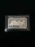 1 Troy Ounce .999 Fine Silver Stagecoach Silver Silver Bullion Bar