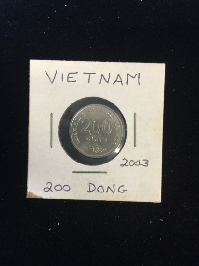 2003 Vietnam - 200 Dong - Foreign Coin in Holder