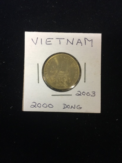 2003 Vietnam - 2,000 Dong - Foreign Coin in Holder