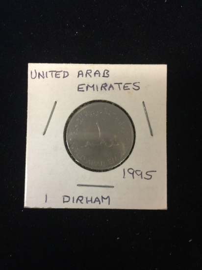 1995 United Arab Emirates - 1 Dirham - Foreign Coin in Holder