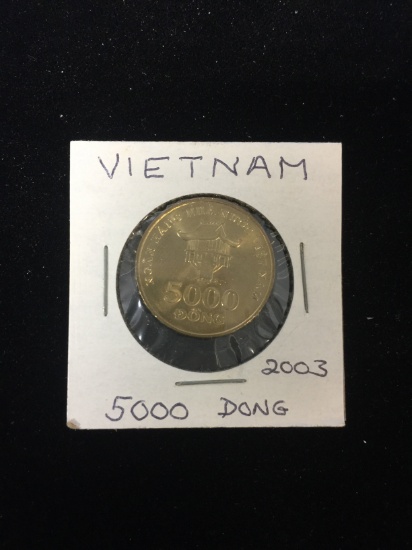 2003 Vietnam - 5,000 Dong - Foreign Coin in Holder