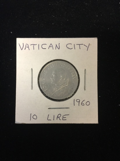 1960 Vatican City - 10 Lire - Foreign Coin in Holder