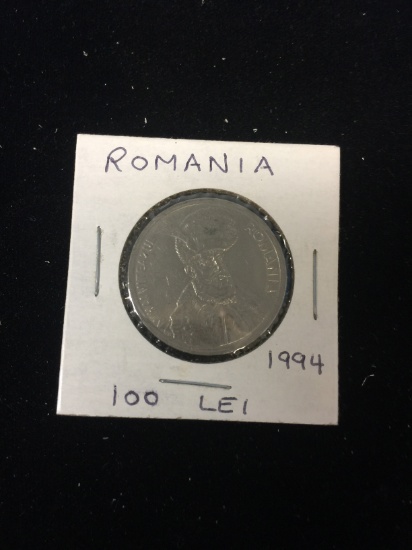 1994 Romania - 100 Lei - Foreign Coin in Holder