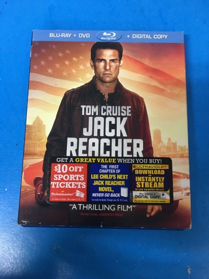Jack Reacher Blu-Ray & DVD Combo Pack