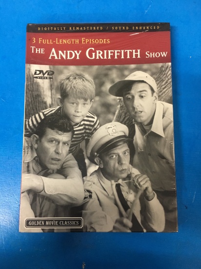 BRAND NEW SEALED The Andy Griffith Show 3 Full Length Episodes DVD