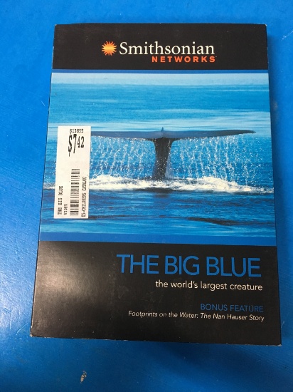 BRAND NEW SEALED Smithsonian Networks The Big Blue (Whale) DVD