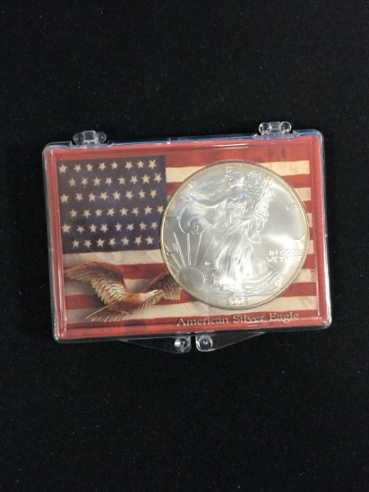 2002 United States American Silver Eagle 1 Ounce .999 Fine Silver Coin