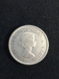 1961 Canadian Quarter - 80% Silver Coin