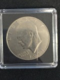 1971 United States Eisenhower Dollar Coin in Protective Case