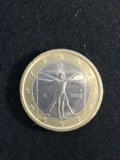 Foreign Currency Exchange - 2002 1 Euro Coin