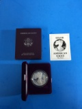RARE 1990 Proof American Silver Eagle 1 Ounce .999 Fine Silver Coin