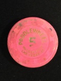 Paddlewheel $5 Poker Chip - Las Vegas, NV
