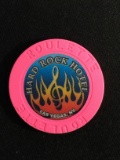 Hard Rock Hotel $1 Pink Casino Chip - Las Vegas, NV