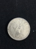 1968 Canadian Quarter - 80% Silver Coin