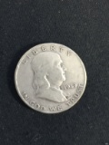 Key Date 1949-D United States Franklin Half Dollar - 90% Silver Coin