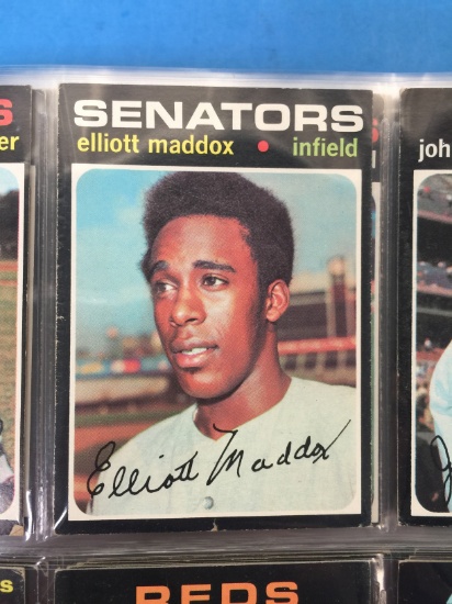 1971 Topps #11 Elliott Maddox Senators