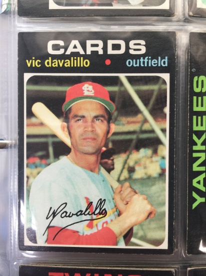 1971 Topps #4 Vic Davalillo Cardinals