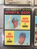1971 Topps #13 White Sox Rookie Stars - Charlie Brinkman & Dick Moloney