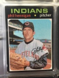 1971 Topps #211 Phil Hennigan Indians