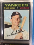 1971 Topps #213 Frank Baker Yankees