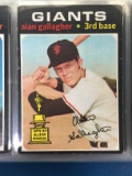 1971 Topps #224 Alan Gallagher Giants