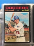 1971 Topps #226 Bill Russell Dodgers