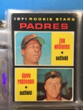 1971 Topps #262 Padres Rookie Stars - Jim Williams & Dave Robinson