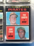 1971 Topps #27 Pirates Rookie Stars - Fred Cambria & Gene Clines