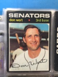 1971 Topps #307 Don Wert Senators