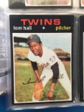 1971 Topps #313 Tom Hall Twins