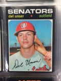 1971 Topps #33 Del Unser Senators