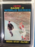1971 Topps #330 World Series Game #4 - Reds Stay Alive!