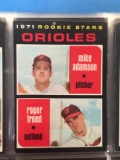 1971 Topps #362 Orioles Rookie Stars - Mike Adamson & Roger Freed