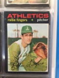 1971 Topps #384 Rollie Fingers Athletics