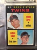 1971 Topps #391 Twins Rookie Stars - Steve Brye & Cotton Nash